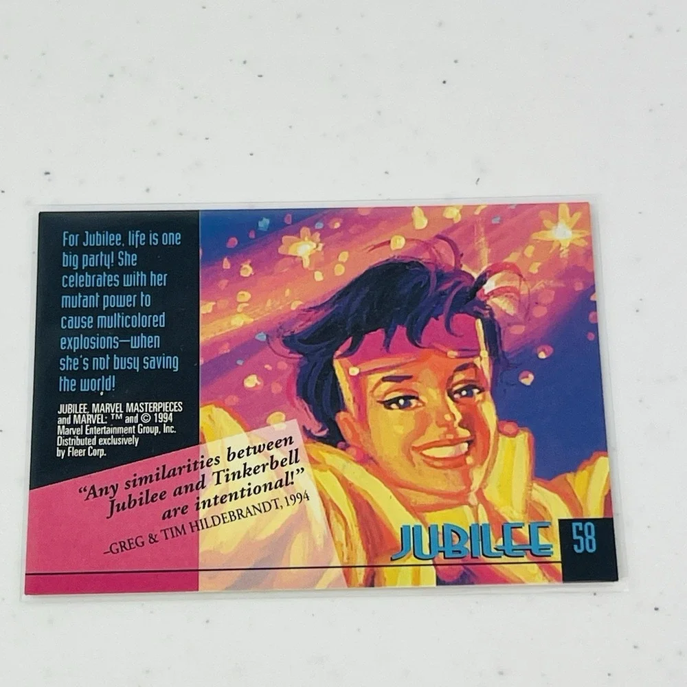 Marvel Masterpieces Jubilee Hildebrandt Non Sport Trading Card Standard Size